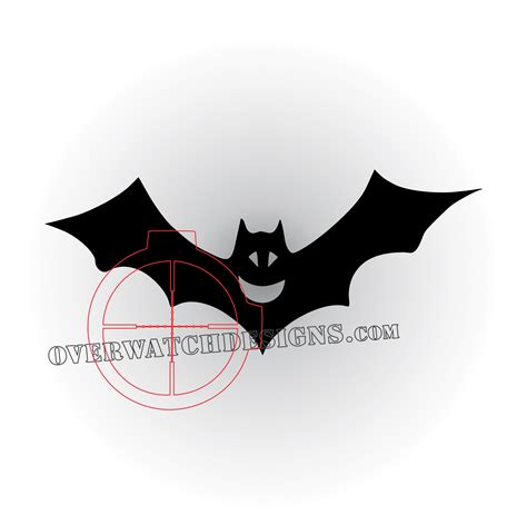 Bat Decal, perfect for Halloween Decorations- From Overwatch Designs