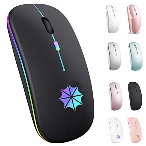 LED Bluetooth Mouse for iPad pro Air Laptop Bluetooth Wireless Mouse ...