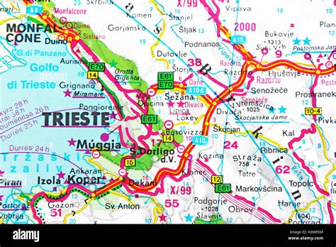 Mappa trieste immagini e fotografie stock ad alta risoluzione - Alamy