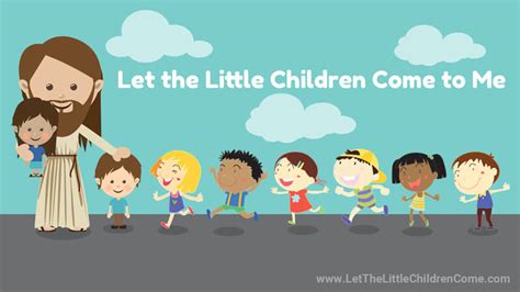 Let the Little Children Come to Me - Matthew 19:14, Mark 10:14 and Luke 18:16 in 6 different ...