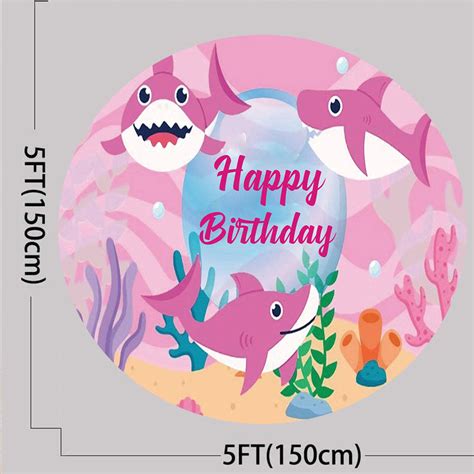 Buy Baby Shark Party Backdrop | Party Supplies | Thememyparty – Theme My Party