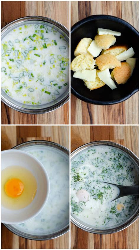 Colombian Milk and Eggs Breakfast Soup (Changua) - Vecina Vegetariana