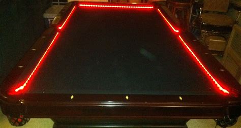 Bar Billiard Pool Table Bumper LED RGB Color Changing Lights Remote | eBay