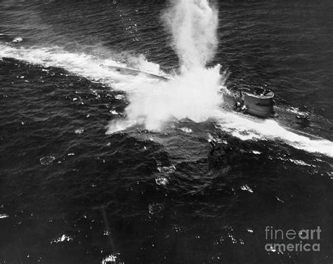 U-boat Under Attack, 1943 Photograph by Omikron