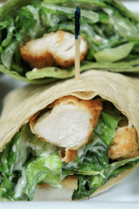 Caesar Salad Wraps - Cook2eatwell