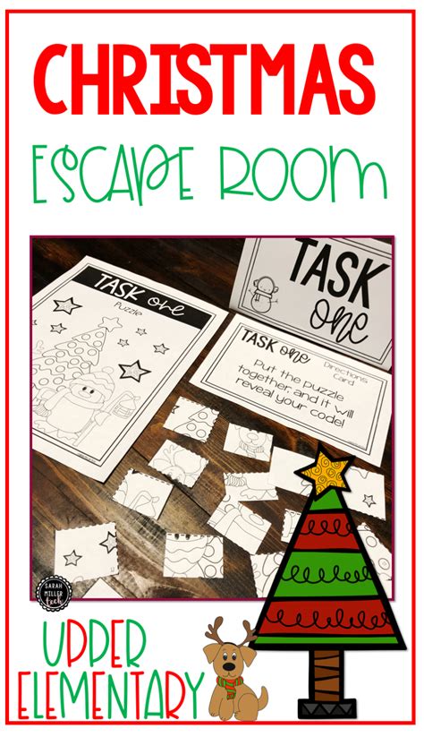 Christmas ESCAPE ROOM (4th, 5th, 6th Grade) *NOT CONTENT SPECIFIC* | Christmas classroom ...