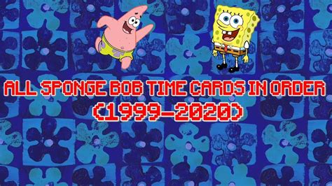 Can You Use Spongebob Time Cards On Youtube - Printable Cards