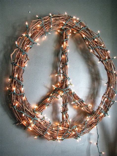 Life Love Larson: Look for Less Design Challenge: CB2 Knock-Off Peace Wreath