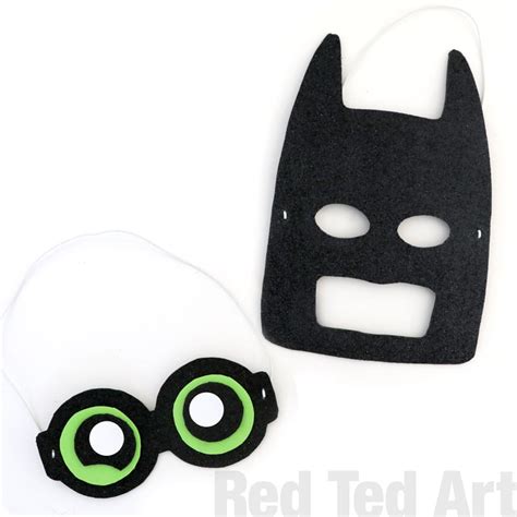 The LEGO Batman Movie - Batman Mask DIY (8) - Red Ted Art's Blog