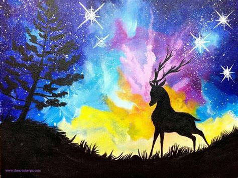 The art sherpa | Aurora borealis painting, Painting art lesson, Canvas painting