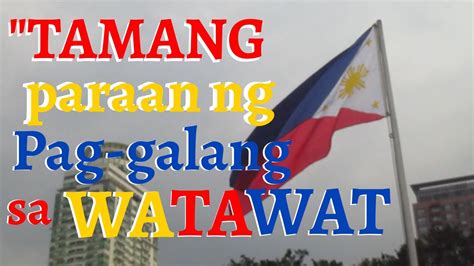 Pagpapakita Ng Paggalang Sa Watawat Ng Pilipinas | Hot Sex Picture