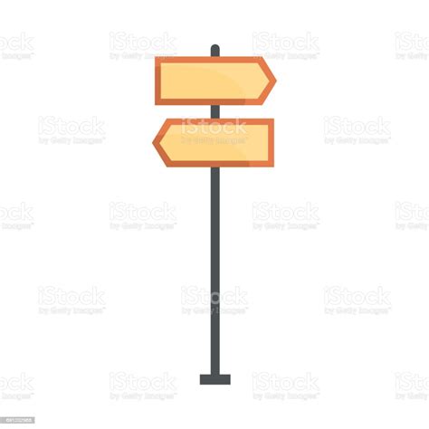 Road Directional Signs Vector Illustration Stock Illustration ...