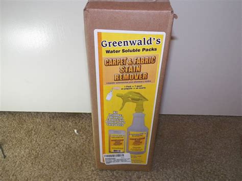 mygreatfinds: Greenwald's Carpet And Fabric Stain Remover Kit Review