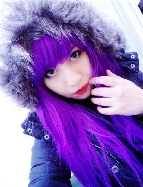 Neon purple hair | Purple hair, Violet hair, Beautiful hair