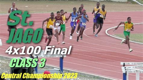 St. JAGO High School WINS the 4x100m FINAL Class 3 | Central Champs ...