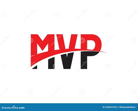 MVP Letter Initial Logo Design Vector Illustration Stock Vector ...