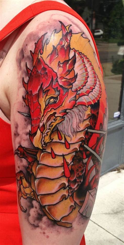 Top more than 75 neo trad dragon tattoo best - in.coedo.com.vn