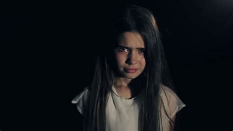 A Young Person In Distress Sad Scared White Stock Footage SBV-328101359 - Storyblocks