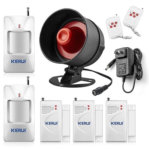 KERUI Upgraded Standalone Home Office Shop Security Alarm System Kit,Wireless Loud Indoor ...