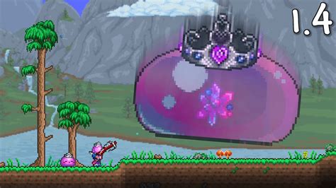 Terraria 1.4 Master Mode - Queen Slime & Exclusive Regal Delicacy Item! - YouTube