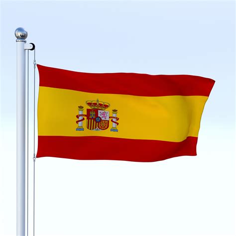 Animated Spain Flag by dragosburian | 3DOcean