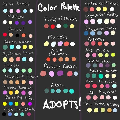 Image result for kawaii colour in in 2019 | Color palette challenge ...