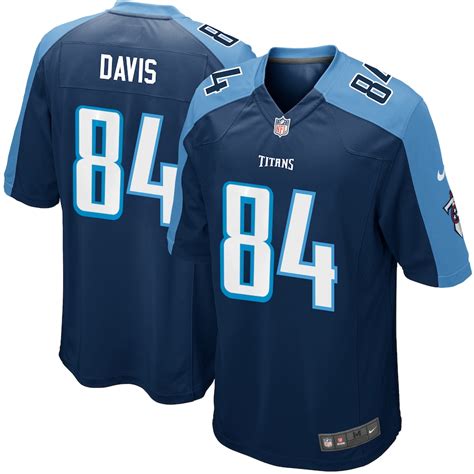 Nike Corey Davis Tennessee Titans Navy Game Jersey