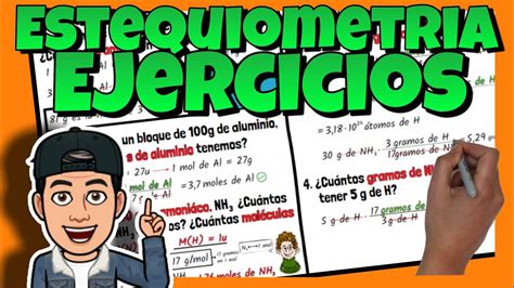 🤔 ESTEQUIOMETRÍA | EJERCICIOS resueltos PASO a PASO - YouTube