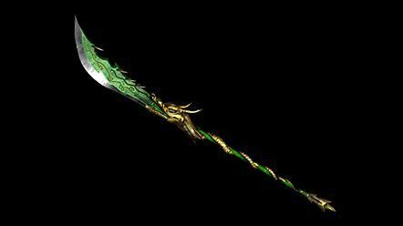 Green Dragon Crescent Blade | Which mythological weapon would you wield? - Quiz | Quotev