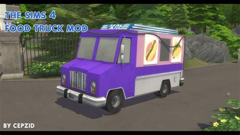 The Sims 4 Food Truck Mod - YouTube