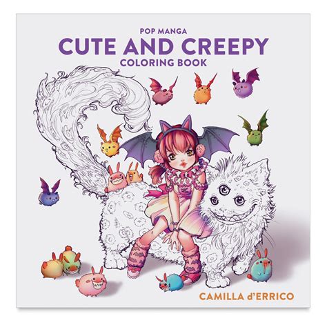 Pop Manga Cute and Creepy Coloring Book | BLICK Art Materials