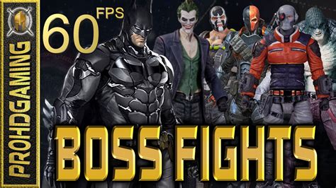 Batman Arkham Origins (PC) - Full Movie - All Boss Fights (No Damage) - 60fps - YouTube