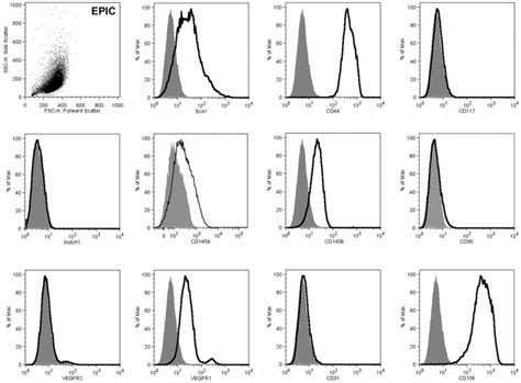 EPIC expression of cell surface markers was evaluated by flow... | Download Scientific Diagram