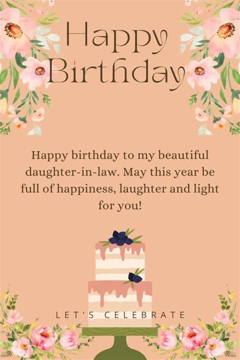 Birthday Wishes Images For Daughter In Law - Infoupdate.org