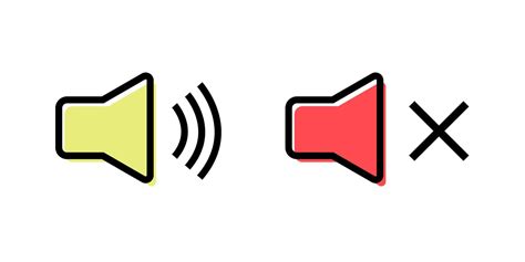 The speaker is loud and quiet. Isolated icon vector illustration 18805301 Vector Art at Vecteezy