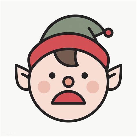 Elf with frowning face emoticon on transparent background vector | premium image by rawpixel.com ...