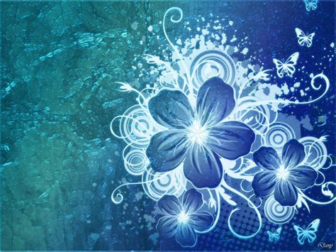 Blue Flower Backgrounds - Wallpaper Cave