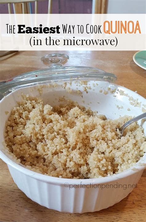 The Easiest Way to Cook Quinoa (In The Microwave) - Perfection Pending