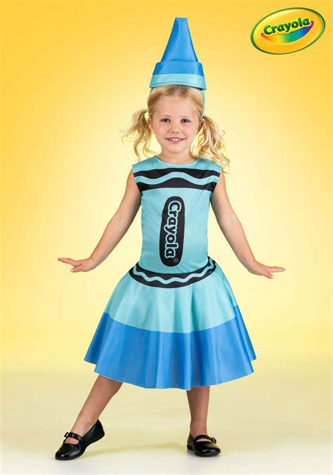 Blue Crayola Crayon Toddler Costume Dress