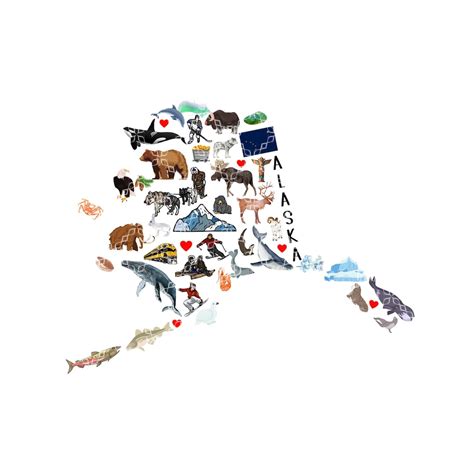 Alaska PNG, State of Alaska Symbols Digital Download, the Last Frontier ...