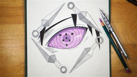 How to Draw Sasuke's Rinnegan (Step by Step) | Rinnegan Eyes Drawing - YouTube