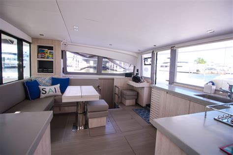 2019 Leopard 43 Power Catamaran SEAVIEW- interior - Just Catamarans