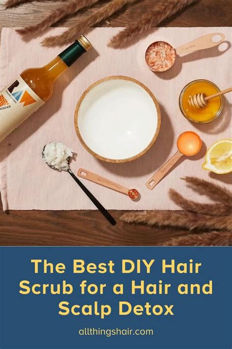 Easy Clarifying DIY Scalp Scalp Scrub For Hair Detox [Video] in 2020 | Dry hair care, Diy hair ...