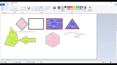 Microsoft Paint Easy Tutorial for beginners - YouTube