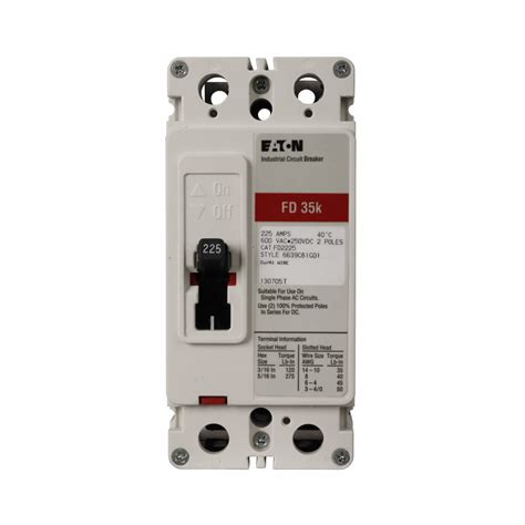 FD2125 - Eaton - Molded Case Circuit Breaker • Selection, Service, And Savings - It's A Triple ...