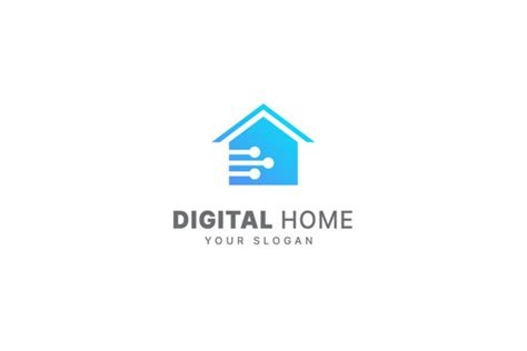 Smart Home Logo Design Template Graphic by syaefulans · Creative Fabrica