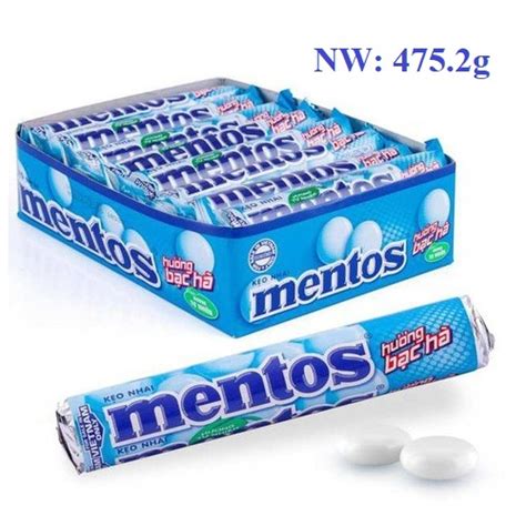 Mentos chewy candy 16 rolls (mint flavor)