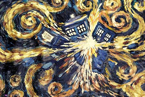 Poster Doctor Who Tardis en explostion (91,5cm x 61cm) + un poster surprise en cadeau! : Amazon ...