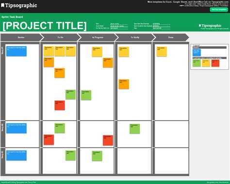 FREE DOWNLOAD > Scrum Board Template for Excel, Free Download