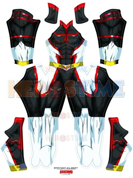 All Might V3 My Hero Academia Printing Cosplay Costume